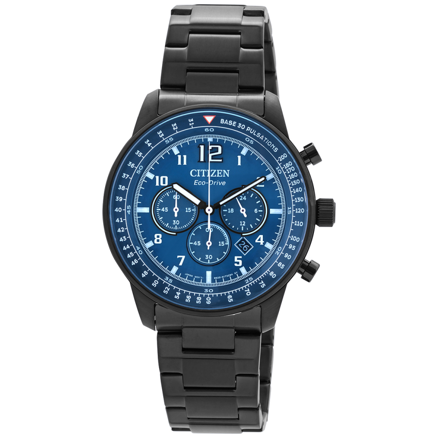 Men\'s Grenen Chronograph Stainless Steel Mesh Ocean Blue Dial Watch | World  of Watches