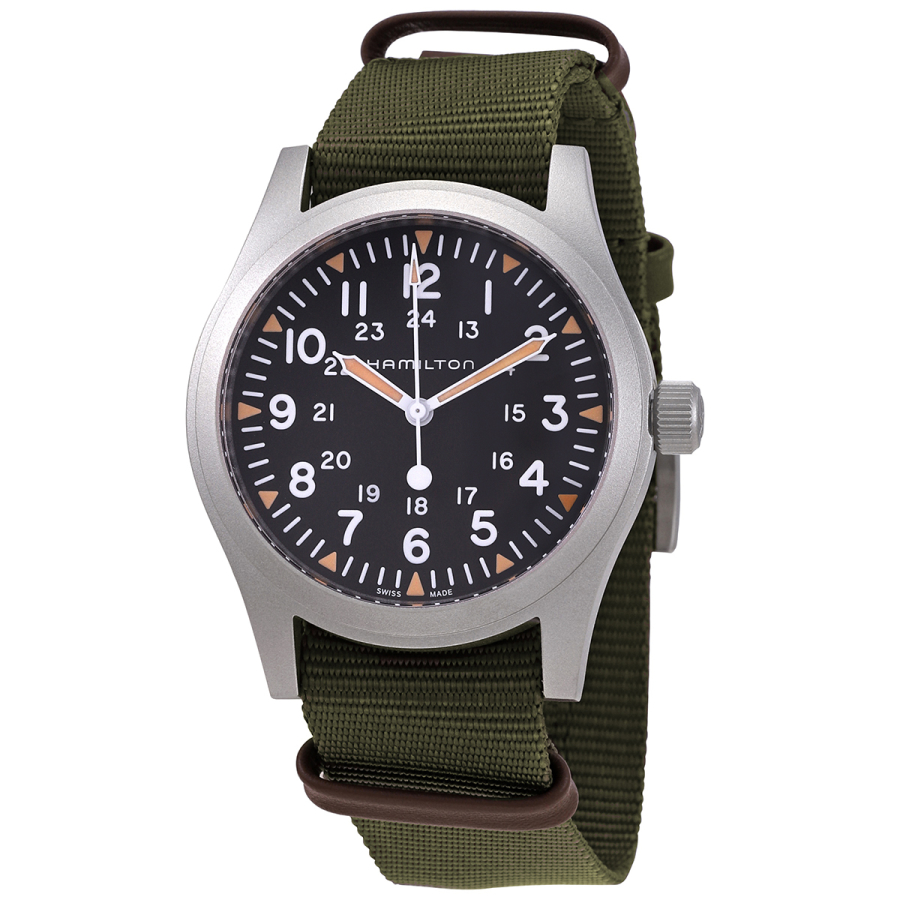 Men\'s Defender Nylon Black Dial Watch | World of Watches