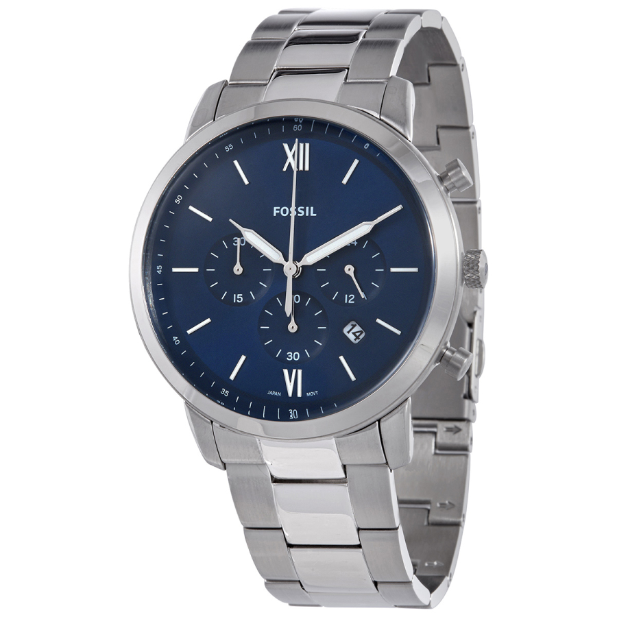 Men\'s Chronograph Super Titanium Blue Dial Watch | World of Watches | Titanuhren