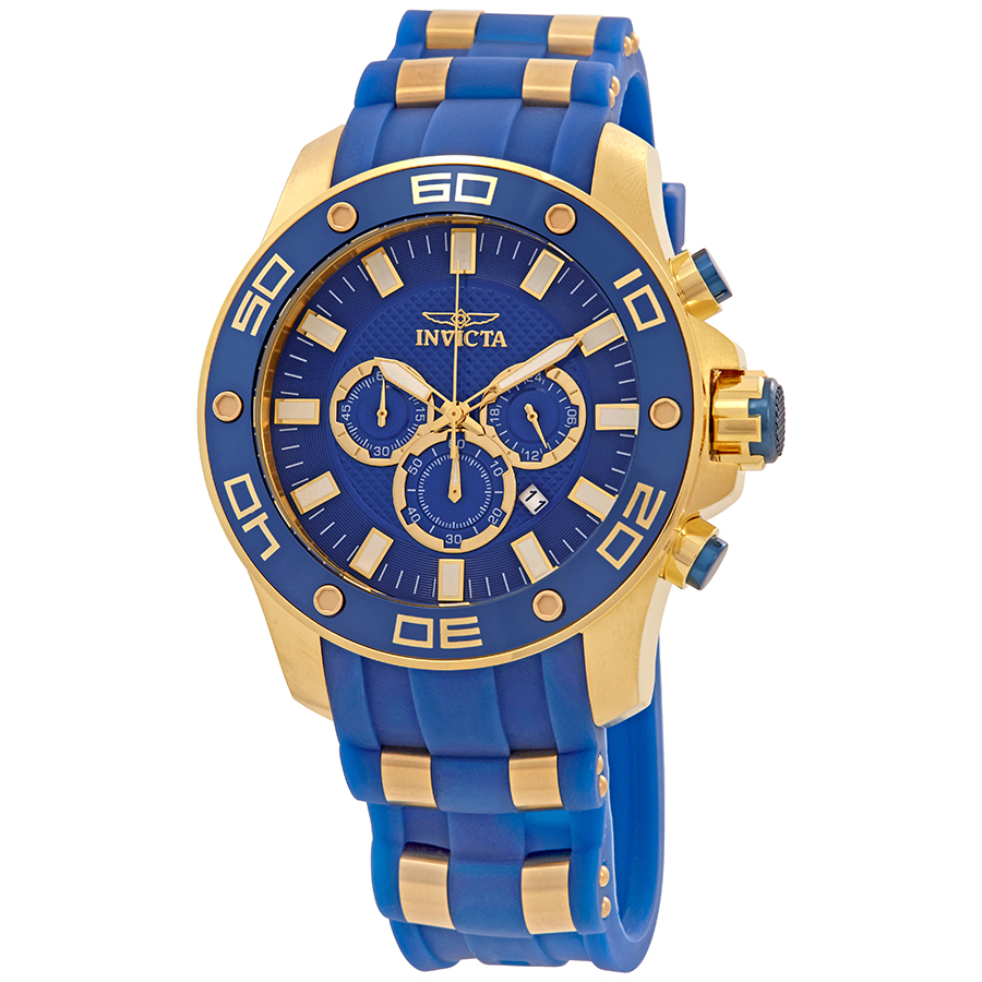 Men\'s Strato Chronograph Stainless Steel Blue Dial Watch | World of Watches