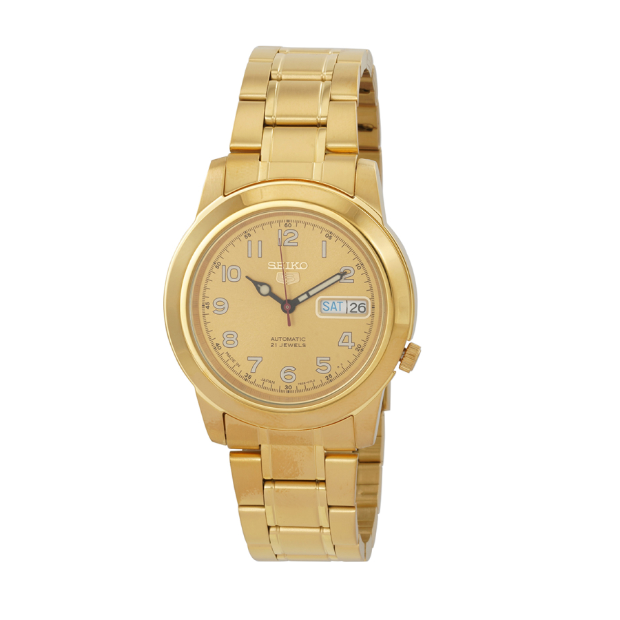 Men's Classic Stainless Steel Gold-tone Dial Watch | World of Watches
