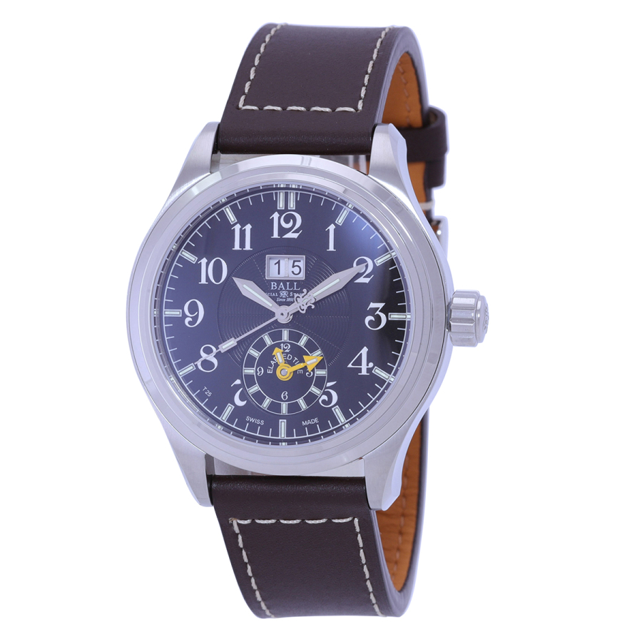 Men's Chronograph Leather Blue Dial Watch | World of Watches