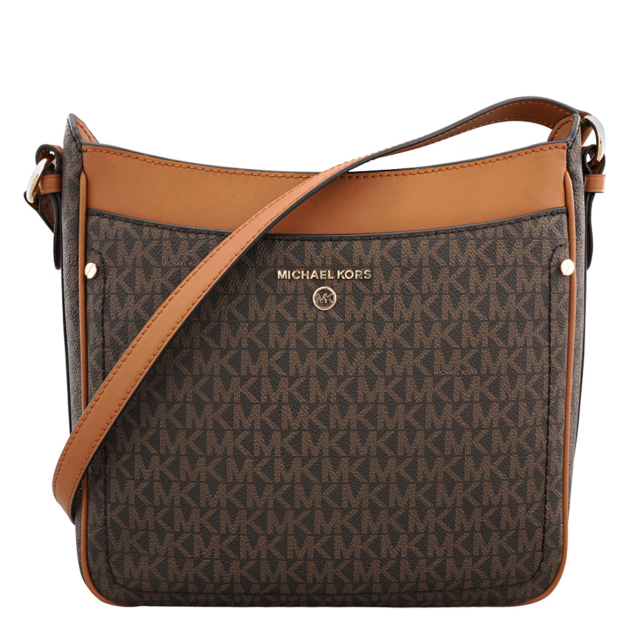 Michael Kors Acorn Tan Brown Leather Shoulder Crossbody Handbag Strap 44x  3/4”