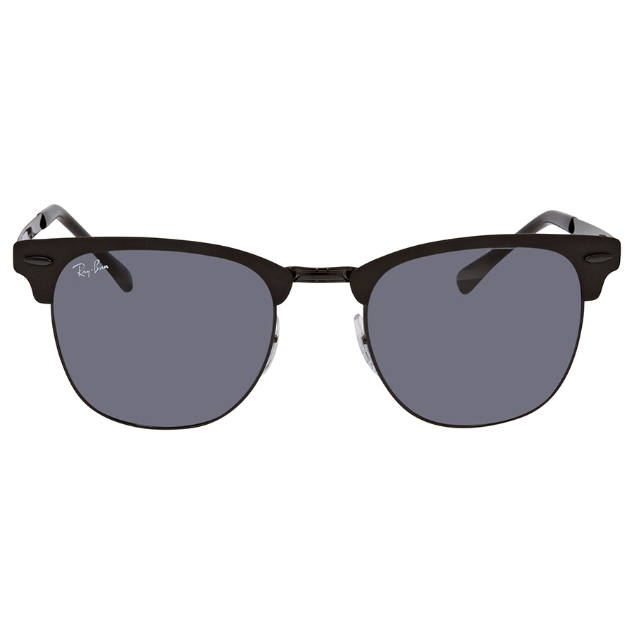 Kina dash kyst Ray Ban Clubmaster Metal 51 mm Black Sunglasses | World of Watches