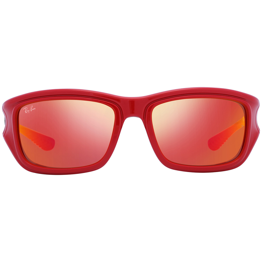 Versace VE4445 54 Grey & Transparent Red Sunglasses