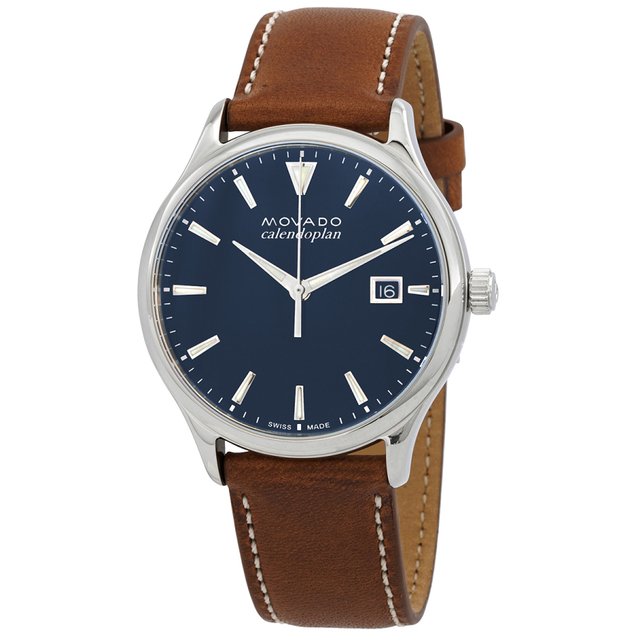 of Men\'s Leather | Dial Blue Watch Solar Watches The Minimalist World