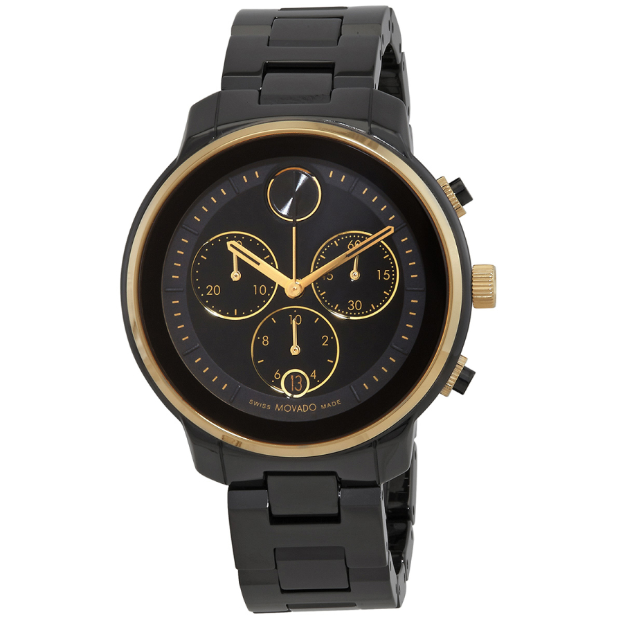 Men\'s Classic Chronograph Stainless Steel Black Dial Watch | World of  Watches | Quarzuhren