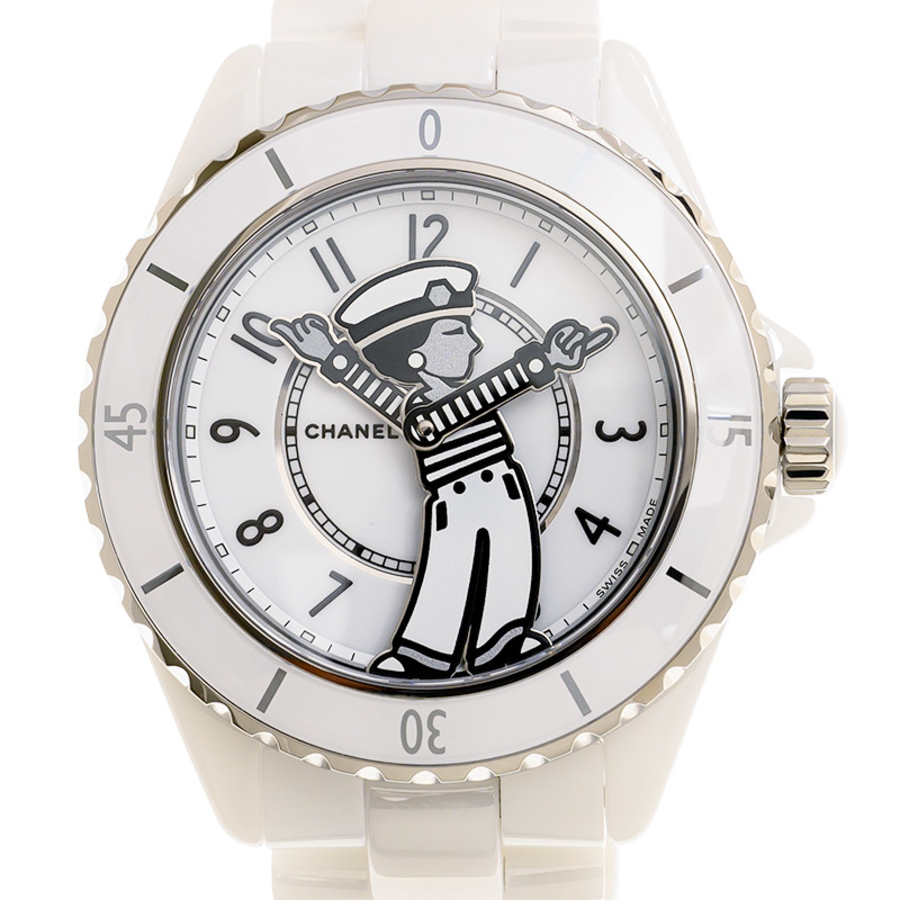 Women's J12 Ceramic White Dial Watch