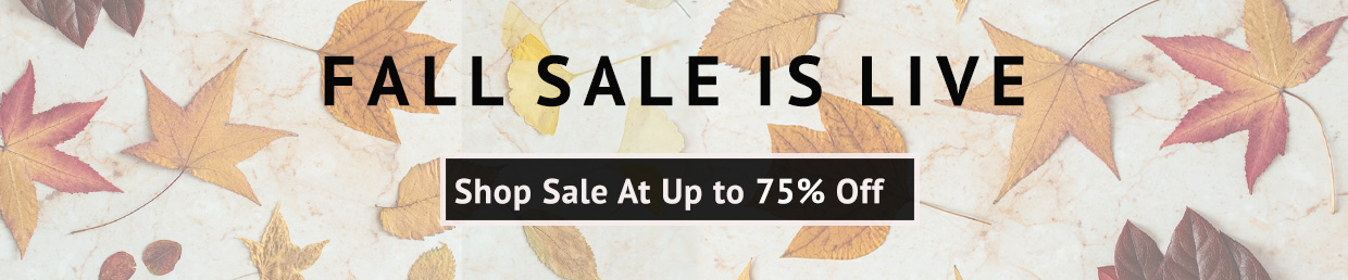 FALL SALE IS LIVE
